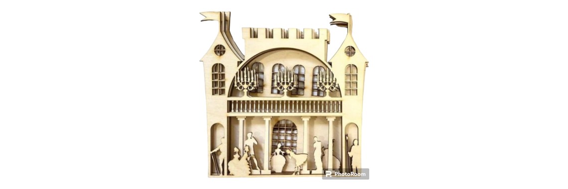 Cinderella Castle Multilayered Paint Board