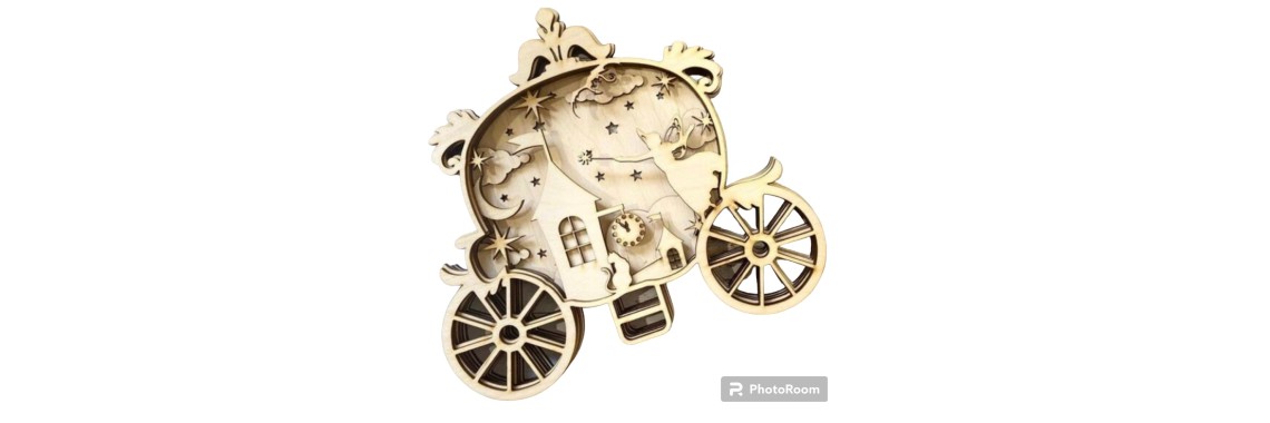 Cinderella Carriage Multilayed Paint Board